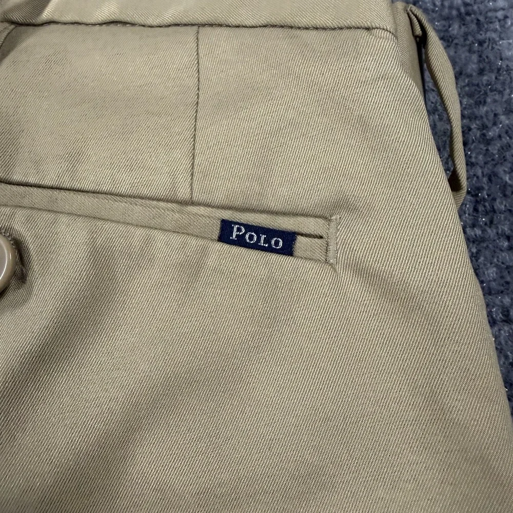 Polo‎ Ralph Lauren Performance Pants Mens 32x32 Khaki Chino Stretch Golf Preppy